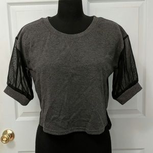 Japanese Sweat & Sheer Streetwear Top